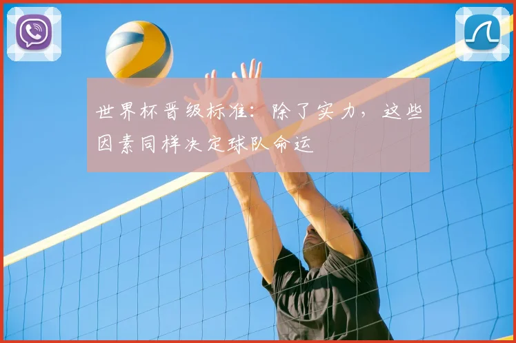 世界杯晋级标准：除了实力，这些因素同样决定球队命运